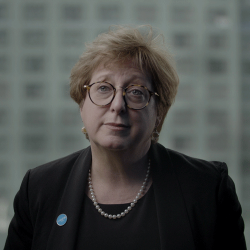 Caryl Stern - President and CEO of the U.S. Fund for UNICEF A screenshot from a documentary depicting CARYL M. STERN is President and CEO of the U.S. Fund for UNICEF